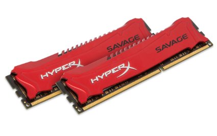 Kingston HyperX Savage 16GB Kit (2x8GB) 1866MHz DDR3 Non-ECC CL9 DIMM XMP (HX318C9SRK2/16)