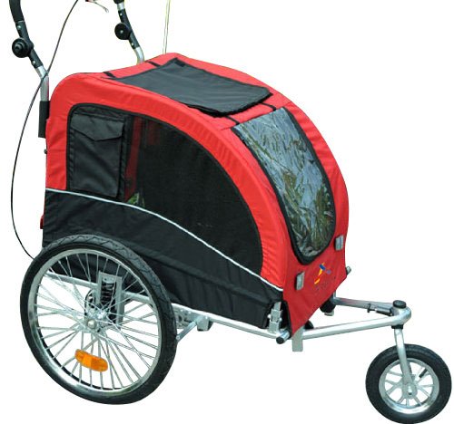 Aosom Elite II Pet Dog Bike Bicycle Trailer Stroller Jogger w/ Suspension