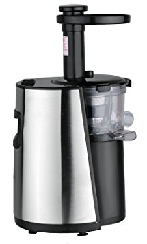 Chef's Star Slow Masticating Juicer - Stainless Steel / Black