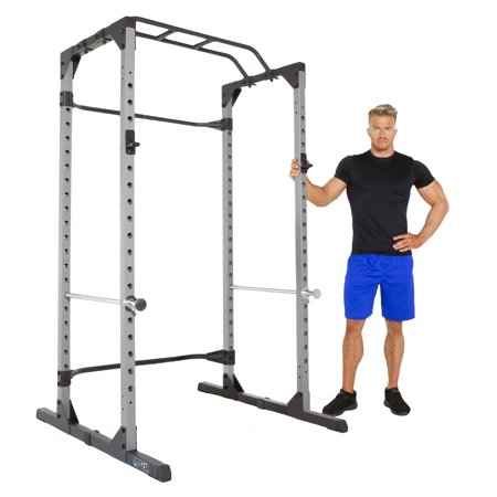 Progear 1600 Ultra Strength 800lb Weight Capacity Power Rack Cage with Lock-in J-Hooks