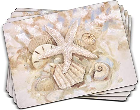 Pimpernel Beach Prize Collection Placemats - Set of 4