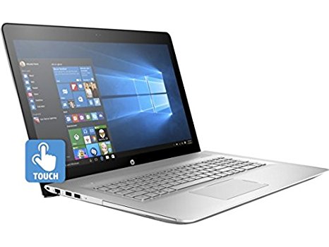 HP Envy 17t UHD Touchscreen 4K 17.3'' High Performance Laptop (Intel i7, 17.3 inch UHD 3840 x 2160 Touch, HP TrueVision HD IR Camera, NVIDIA GeForce 940MX, 32GB Memory, 512GB SSD, Win10 Pro)