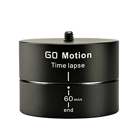 Gemtune Go Motion LT-001(Metal) 360 Degree Rotating Tripod Time Lapse Stabilizer Mounts For GoPro Hero 1/2/3/4 and Interchangeable Lens Digital Cameras