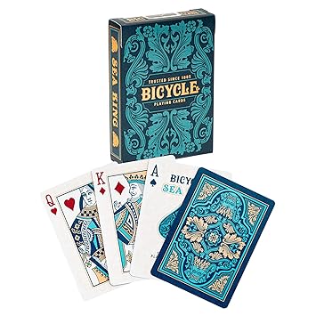 Bicycle Sea King Playing Cards for All Ages,Pack of 1