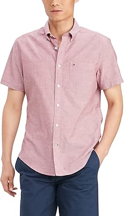 Tommy Hilfiger Men's Short Sleeve Button Down Shirt