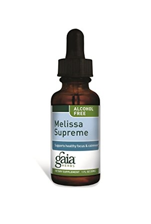 Melissa Supreme Extract No Alchohol Gaia Herbs 1 oz Liquid