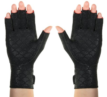 Thermoskin Premium Arthritic Gloves Pair Black Medium