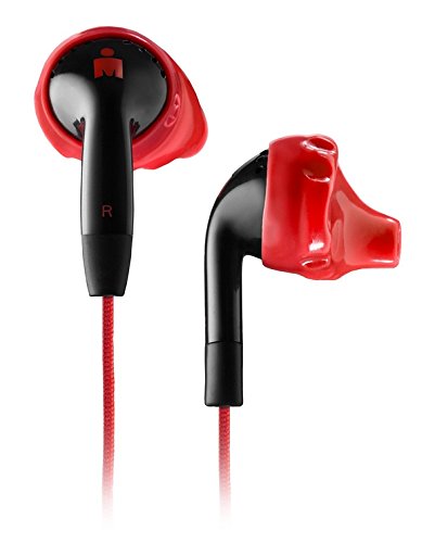 Yurbuds Ironman Inspire Duro Earphones SMALL Sized Personalized Earbuds, Red 10110