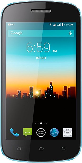 POSH Mobile Kick Lite S410 4.0" Android phone GSM Unlocked Ultra Slim HD Display with 4GB Bluetooth 4G HSDPA  WIFI   Cellular smartphone 4.4 Kit Kat Dual SIM Dual-Core Blue
