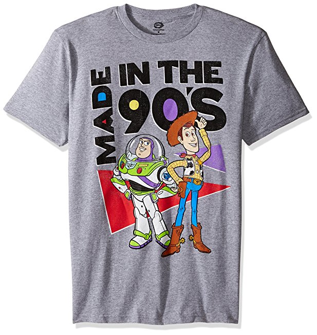 Disney Men's Toy Story Made in the 90s Short Sleeve T-Shirt