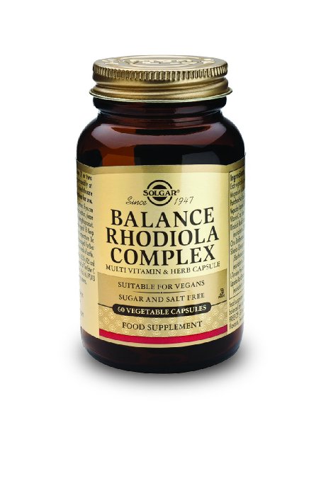 Solgar Balance Rhodiola Complex Vegetable Capsules - Pack of 60