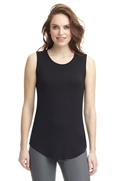 Rekucci Women's Soft Jersey Knit Sleeveless Tank Top (S-XXL)