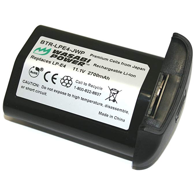 Wasabi Power Battery for Canon LP-E4 and Canon EOS-1D C, EOS-1D Mark III, EOS-1Ds Mark III, EOS-1D Mark IV