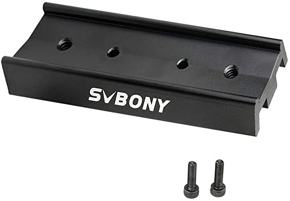 SVBONY 4.72 inches Dovetail Mounting Plate Telescope Short Version 120mm for OTA Equatorial Tripod