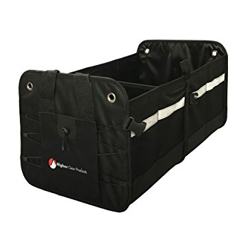 Higher Gear Products Premium Car Trunk Organizer – Best Heavy Duty Construction - Great For Car, SUV, Truck, Minivan, Home- Collapsible For Easy Storage