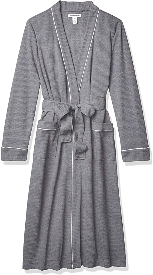 Amazon Essentials Women's Lightweight Waffle Full-Length Robe