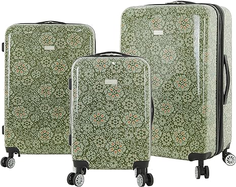 Travelers Club Bella Caronia Deluxe Luggage & Travel Set, Jamila, 3 Piece Set