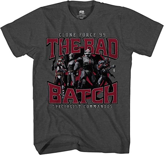 STAR WARS Bad Batch Clone Force 99 T-Shirt for Adults