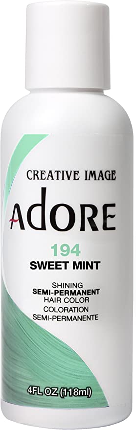 Adore Shining Semi Permanent Hair Colour, 194 Sweet Mint