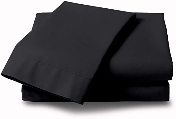 Bamboo Comfort Originals Bedding - Bamboo Rayon Blend 4 Piece Bed Sheet Set - Feel The Difference (Black, King)