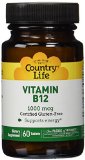 Country Life Vitamin B-12 1000 mcg 60 Tablets