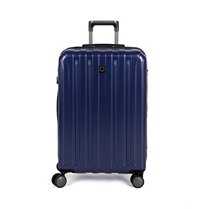 Delsey Luggage Helium Titanium 25" Expandable Spinner Trolley