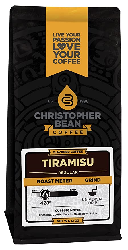 Tiramisu, Flavored Decaffeinated Ground Coffee, 12-Ounce Bag