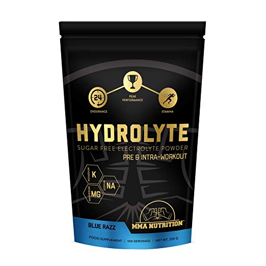 Hydrolyte BluRazz - 100 Servings Sugar Free Electrolyte Powder with Magnesium, Potassium - Boost Endurance and Reduce Fatigue with This Electrolyte Supplement - Maximum Hydration - Keto Friendly