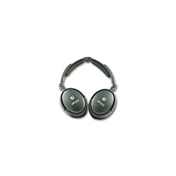 Able Planet True Fidelity Foldable Active Noise Canceling Over-the-Ear Headphones (NC180CG) - Gray