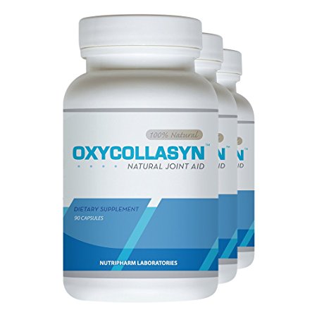 Oxycollasyn Joint Supplements (3 Pack) - Joint Pain Relief Supplements - Helps Relieves Joint Pain - Vitamins and Minerals for Healthy Joints