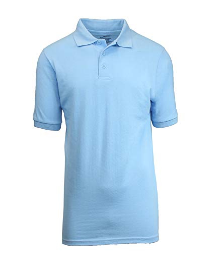 Authentic by Galaxy Boys School Uniform Short Sleeve Polo Shirts