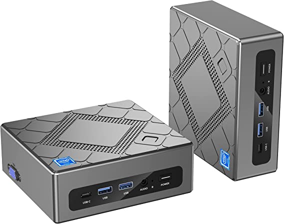 ACEMAGICIAN Mini PC Intel i7 10810U, 16GB RAM 512GB M.2 2280 SSD Mini Computers, Mini Desktop Computer Windows 11 Pro 4K/WiFi5/BT 4.2/Dual HDMI/LAN/USB 3.0/VESA/Auto Power On/Office Home