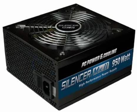 PC Power & Cooling 950W Silencer MK II High Performance 80PLUS Silver SLI CrossFire Intel Haswell Ready Power Supply- PPCMK2S950