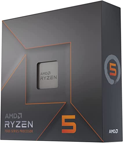 AMD Ryzen™ 5 7600X Processeur, 6 Cœurs/12 Threads Débridés, Architecture Zen 4, 38MB L3 Cache, 105W TDP, Jusqu'à 5,3 GHz Fréquence Boost, Socket AMD 5, DDR5 & PCIe 5.0