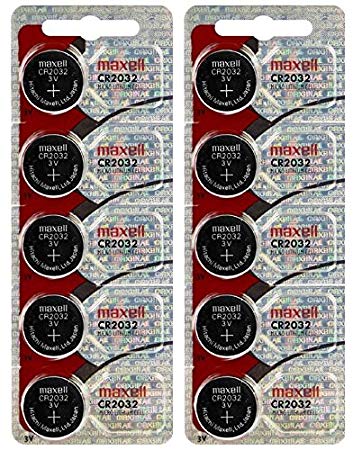 CR2032 Maxell Lithium Batteries (10 Count)