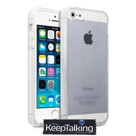 The Keep Talking Shop® New Case Silicone Cover Gel Hybrid and Screen Protector for the iPhone 5 / 5S / SE / Special Edition