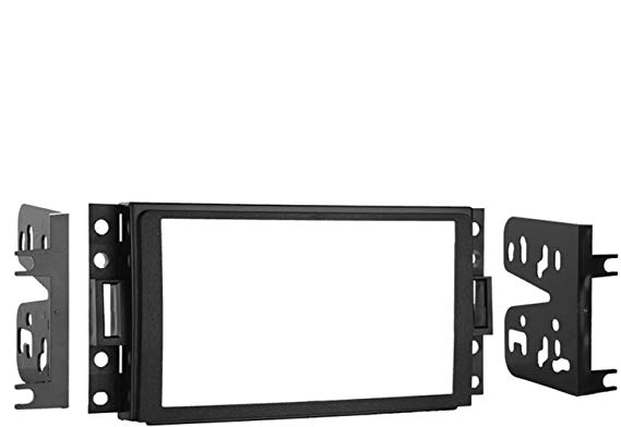 Metra 95-3304 Double DIN Installation Kit for Select 2005-2006 GM/Chevrolet Vehicles (Black)