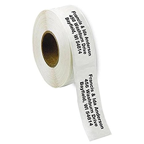 Clear Rolled Address Labels
