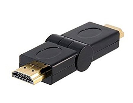 Honbay Gold Plated Swivel HDMI Male to Male Adapter