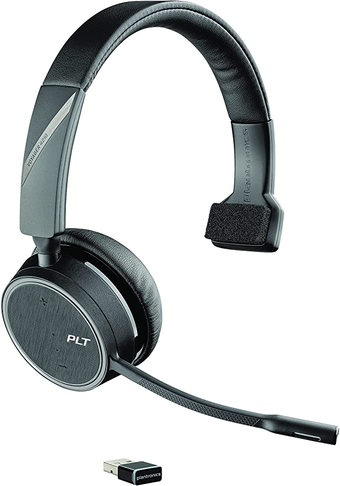 Plantronics Voyager 4210 UC Series Bluetooth Wireless Headset, Black (211317-101)