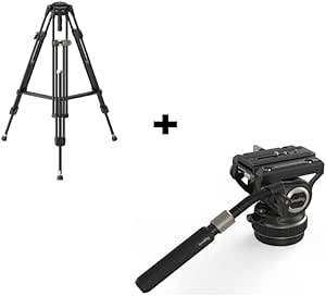 SmallRig AD-80 FreeBlazer Heavy-Duty Tripod and DH10 Heavy Duty Tripod Fluid Video Head