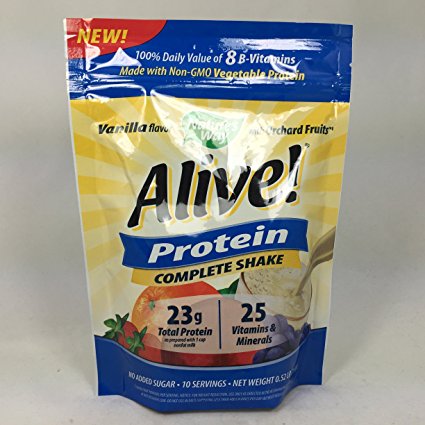 Nature's Way Alive! Protein Shake Powder Vanilla 0.5 lb Bag