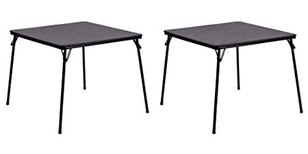 Flash Furniture Black Folding Card Table Pack of 2