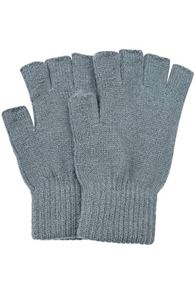 BODY STRENTH Womens' Fingerless Gloves Knit Magic Cashmere Winter Warm