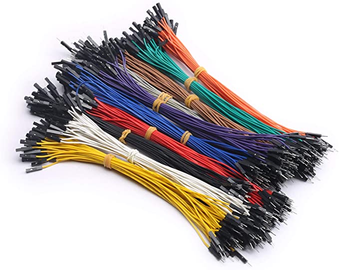 DEVMO Dupont Wire Jumper Cable Ribbon Multicolored 50pin 50PCS 20cm Male to Female Compatible with Arduino Breadboard SMT32 Arduino Raspberry Pi