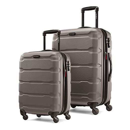 Samsonite Omni PC Expandable Hardside Luggage Set with Spinner Wheels, 2-Piece (20”/24”)