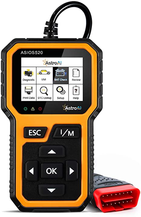 AstroAI Multi-Functional OBD2 Scanner, BAT Check, Auto OBDII Check Engine Car Code Reader Diagnostic Tool-Error Code with Description