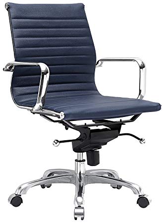Meelano M344 Office Chair, Navy Blue