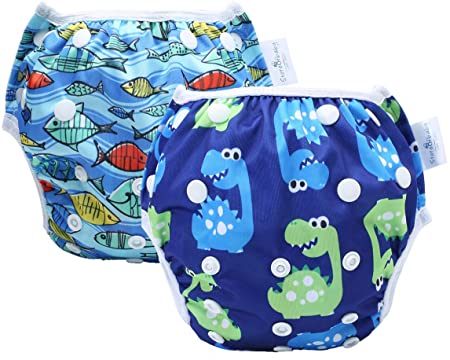 storeofbaby Reusable Beach Diaper Washable Swimsuits for Babies 0-3 Years
