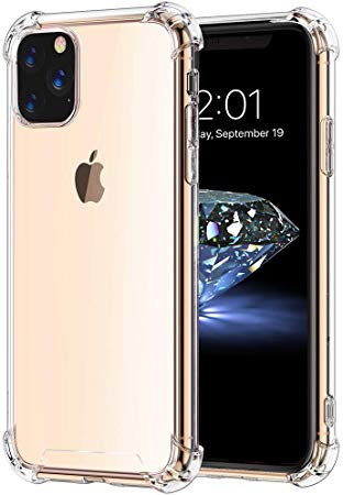 Bangbreak iPhone 11 Pro Max Case iPhone 2019 6.5 inch Soft TPU Shock Absorption. iPhone 11 Pro Max Case. Anti-Scratch. Cover Case Crystal Super Clear 2019